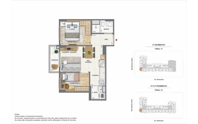 Planta ilustrativa 3 do Orla Mauá, no Porto Maravilha