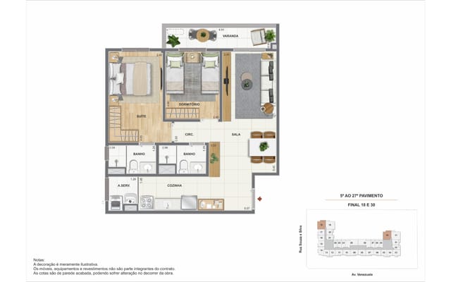 Planta ilustrativa 7 do Orla Mauá, no Porto Maravilha