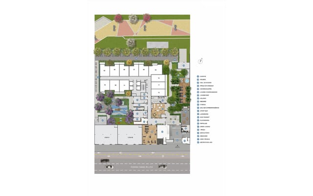 Planta ilustrativa 3 do Ciata Residencial, no Porto Maravilha