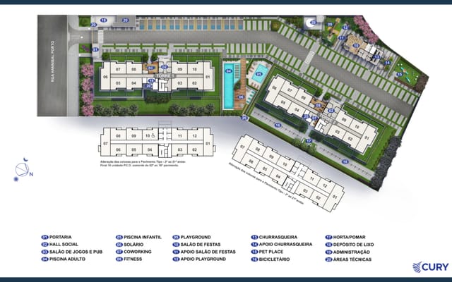 Planta ilustrativa 9 do Nova Norte Ginga, em Irajá