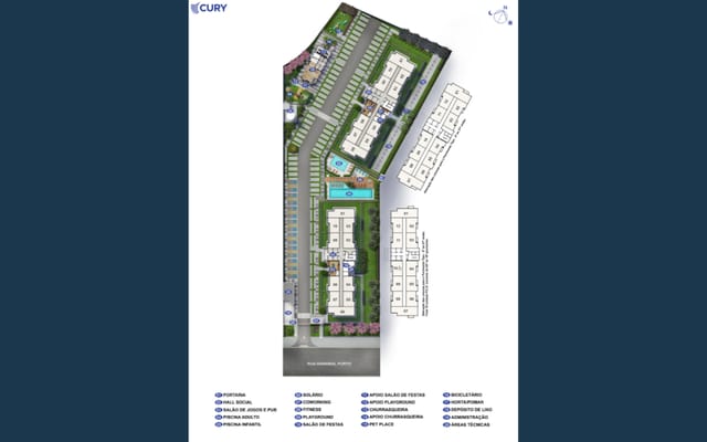 Planta ilustrativa 1 do Nova Norte Ginga, em Irajá