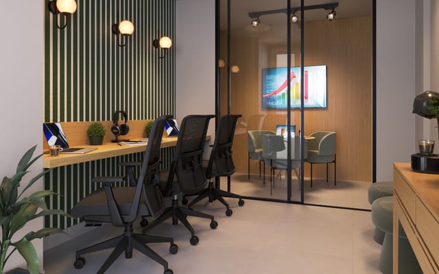 Espacio de coworking del Nova Norte — Raízes, en Irajá