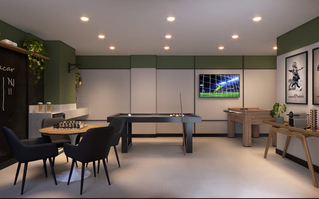 Sala de juegos del Nova Norte — Raízes, en Irajá