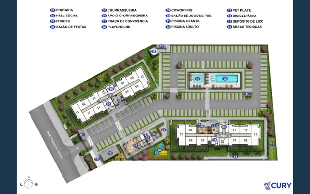 Planta ilustrativa 7 do Nova Norte Samba, em Irajá