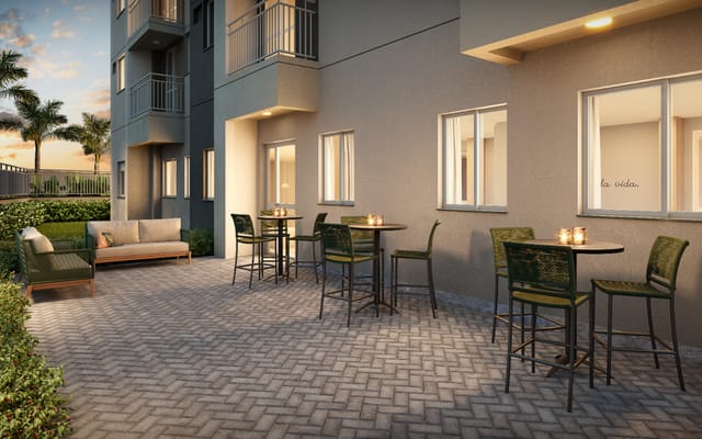 Perspectiva ilustrativa 7 do Residencial Cartola, em São Cristóvão