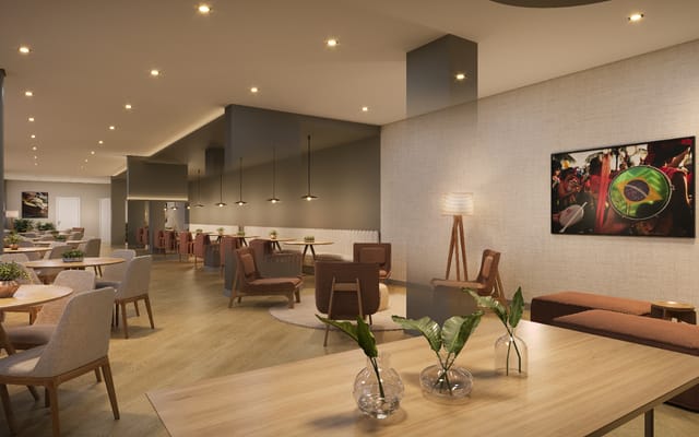Perspectiva ilustrativa 9 do Residencial Pixinguinha — Carinhoso, no Santo Cristo